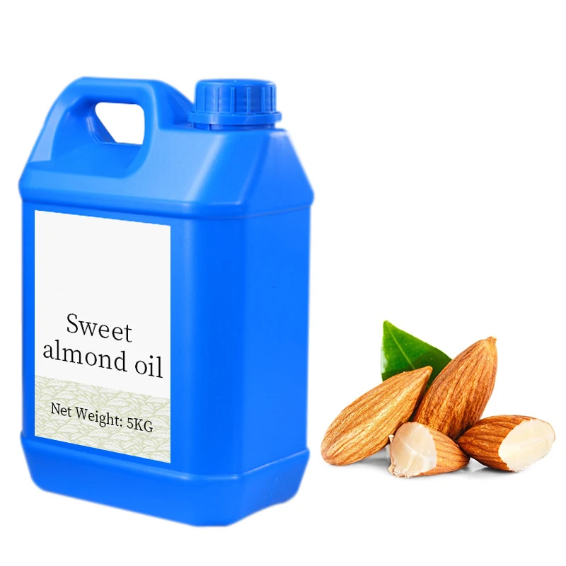 Sweet Almond Oil labelled bulk packaging from the existing catalogue